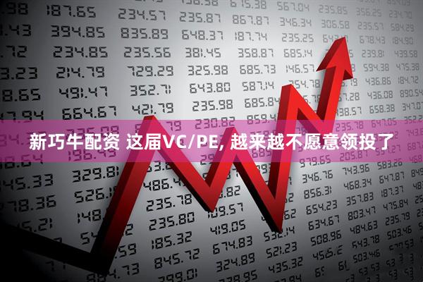 新巧牛配资 这届VC/PE, 越来越不愿意领投了